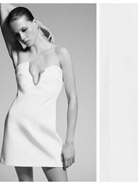 NWT ZARA JEWEL MINI DRESS